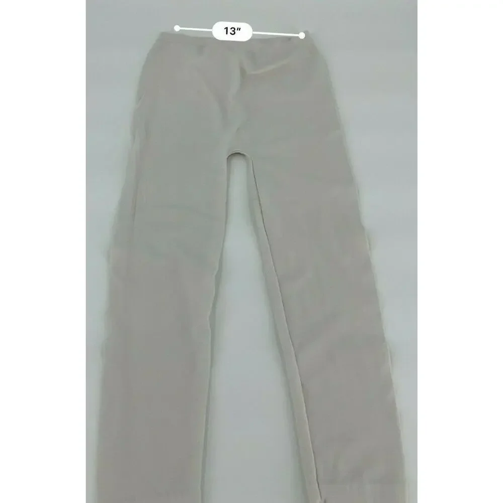 Solo Girls Kids Thick White Knit Tights Youth Size Large